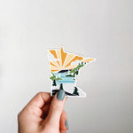 Minnesota Weatherproof Magnet | State Car Magnet | Outdoorsy Magnet | Locker Magnet | Fridge Magnet | Weatherproof Magnet | 3"