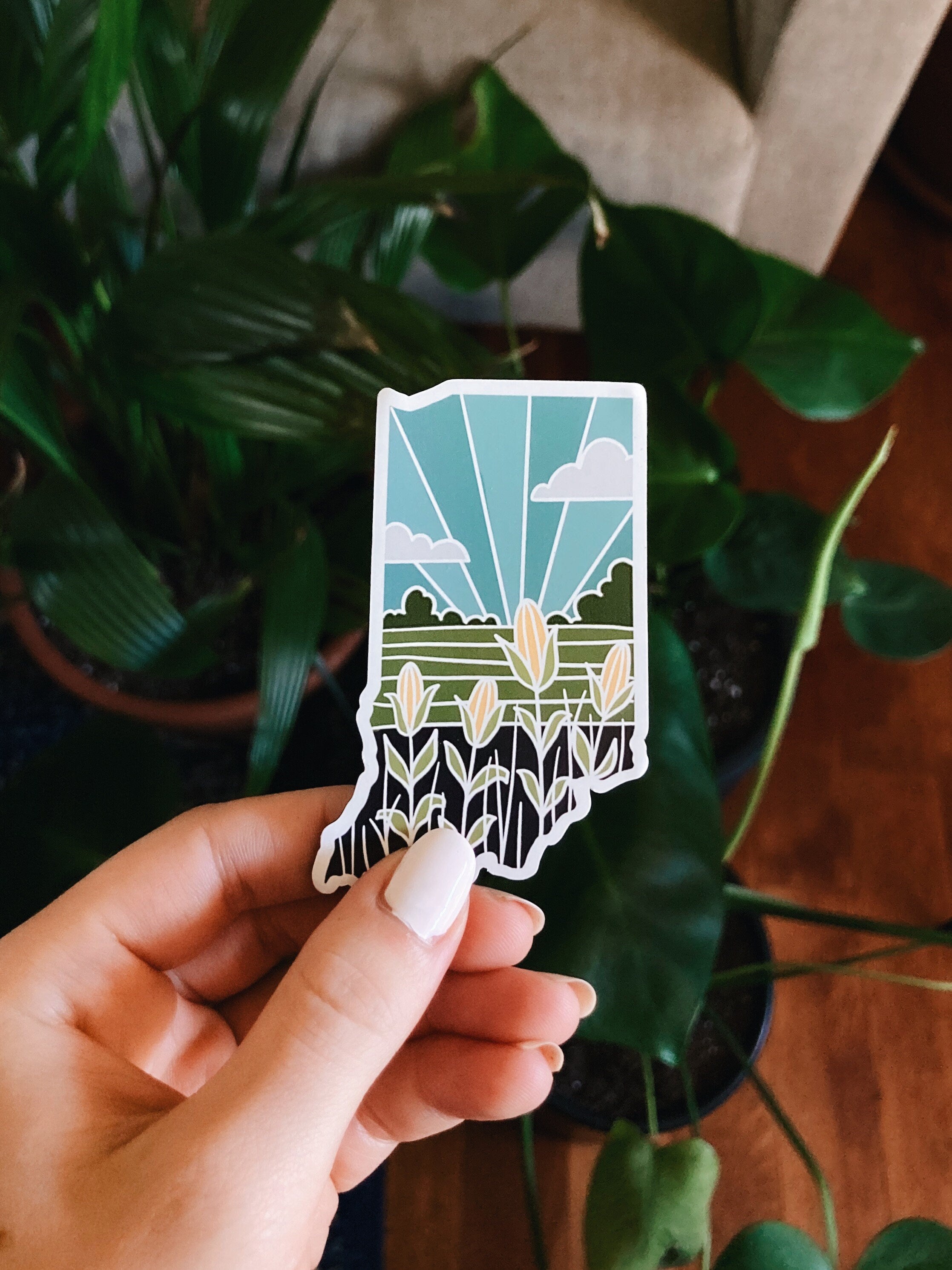 Indiana Magnet | Car Magnet | Weatherproof Magnet | Indiana Gift | Locker Magnet | Fridge Magnet | Decorative Magnet