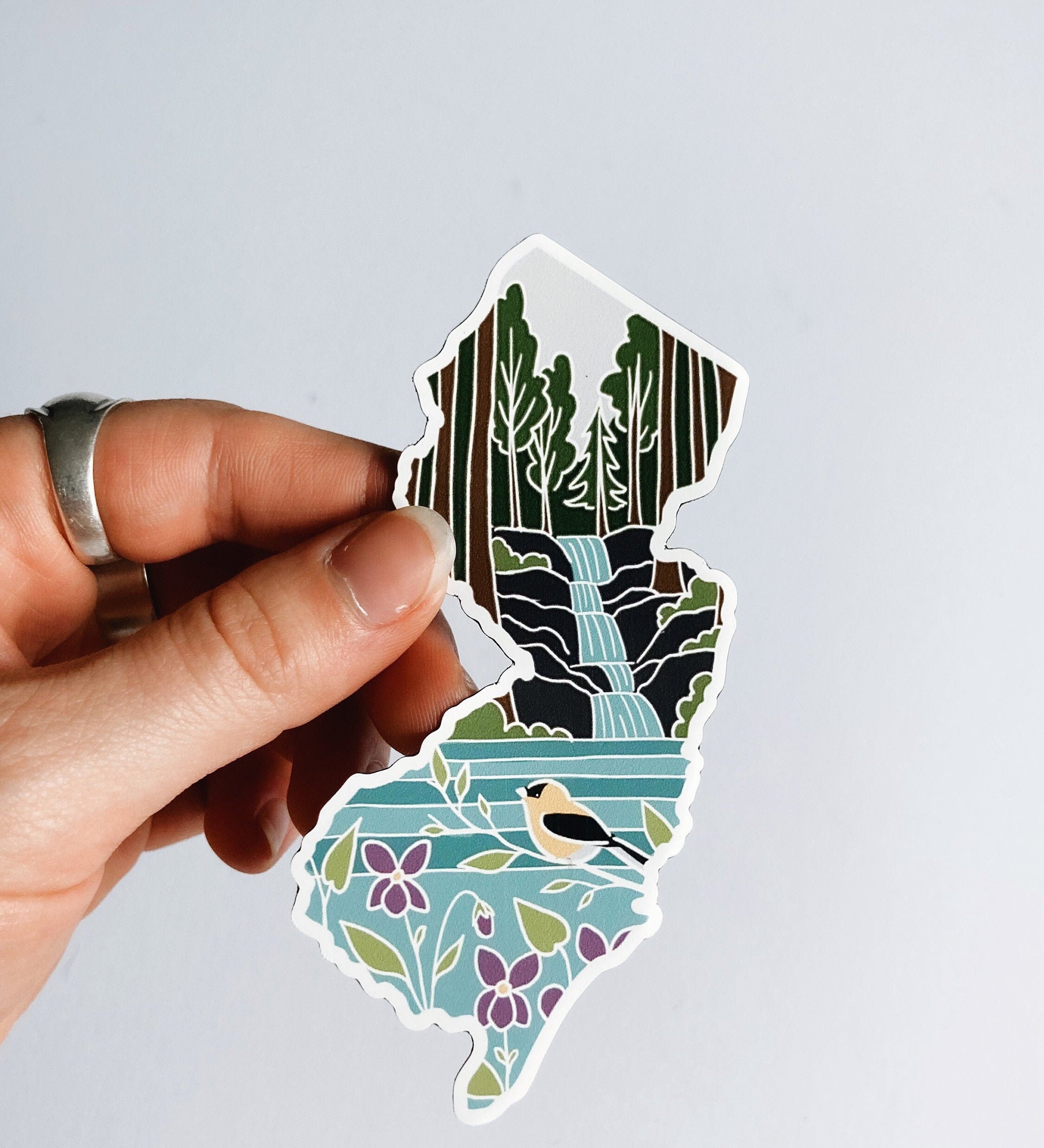 New Jersey Car Magnet | State Magnet | Car Magnet | New Jersey Gift | Locker Magnet | Fridge Magnet | Decorative Magnet
