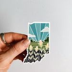 Indiana Magnet | Car Magnet | Weatherproof Magnet | Indiana Gift | Locker Magnet | Fridge Magnet | Decorative Magnet