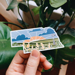 Nebraska Weatherproof Magnet | State Car Magnet | Outdoorsy Magnet | Locker Magnet | Fridge Magnet | Weatherproof Magnet | 3"