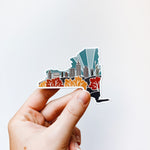New York Weatherproof Magnet | State Car Magnet | Outdoorsy Magnet | Locker Magnet | Fridge Magnet | Weatherproof Magnet | 3"