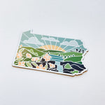 Pennsylvania Weatherproof Magnet | State Car Magnet | Outdoorsy Magnet | Locker Magnet | Fridge Magnet | Weatherproof Magnet | 3"