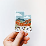 Utah Weatherproof Magnet | State Car Magnet | Outdoorsy Magnet | Locker Magnet | Fridge Magnet | Weatherproof Magnet | 3"