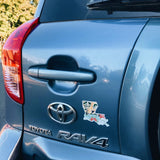 Louisiana Car Magnet | Weatherproof State Magnet | Outdoorsy Magnet | Locker Magnet | Fridge Magnet | Lightweight Magnet | 3"