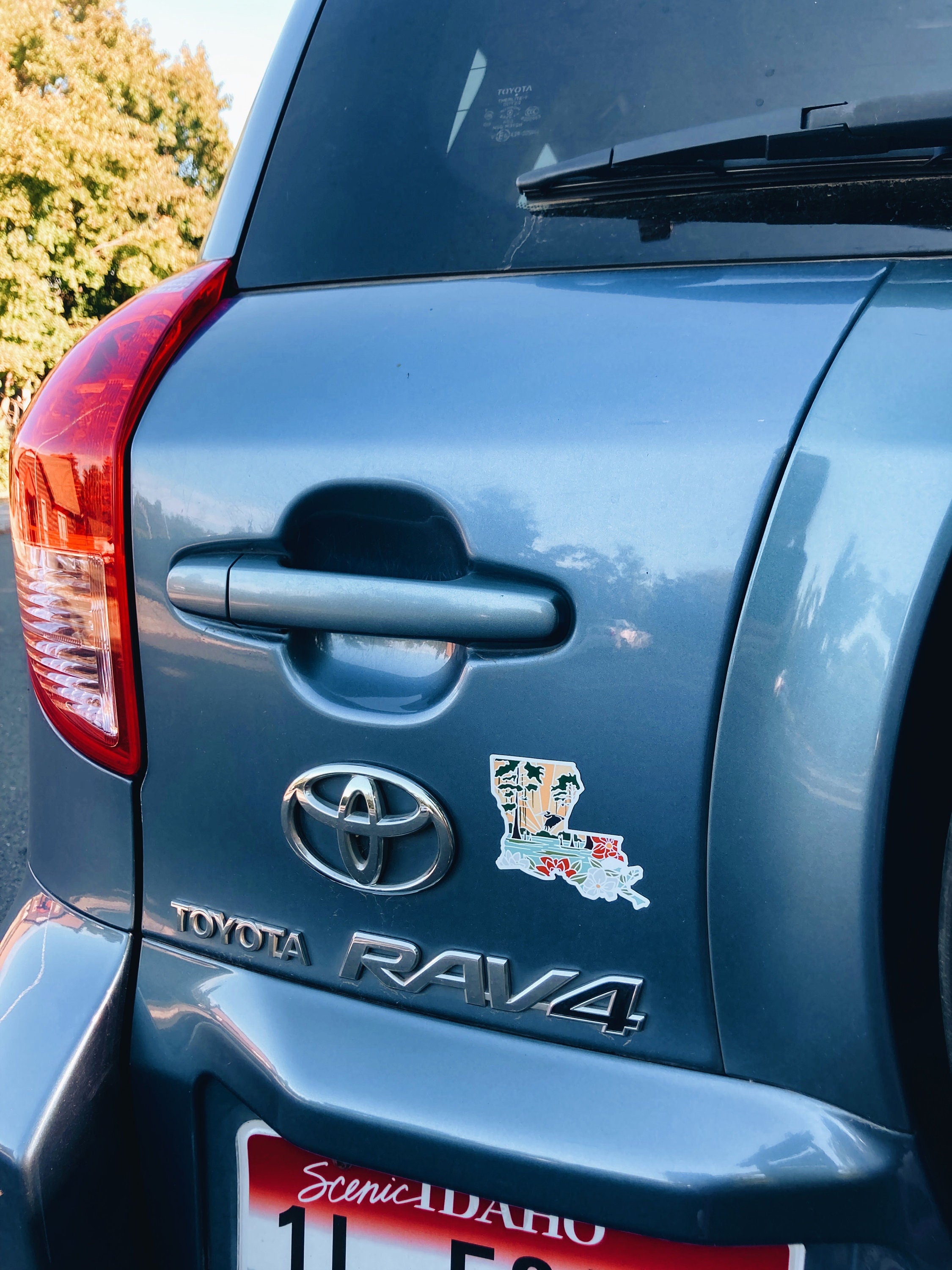 Louisiana Car Magnet | Weatherproof State Magnet | Outdoorsy Magnet | Locker Magnet | Fridge Magnet | Lightweight Magnet | 3"