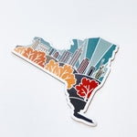 New York Weatherproof Magnet | State Car Magnet | Outdoorsy Magnet | Locker Magnet | Fridge Magnet | Weatherproof Magnet | 3"