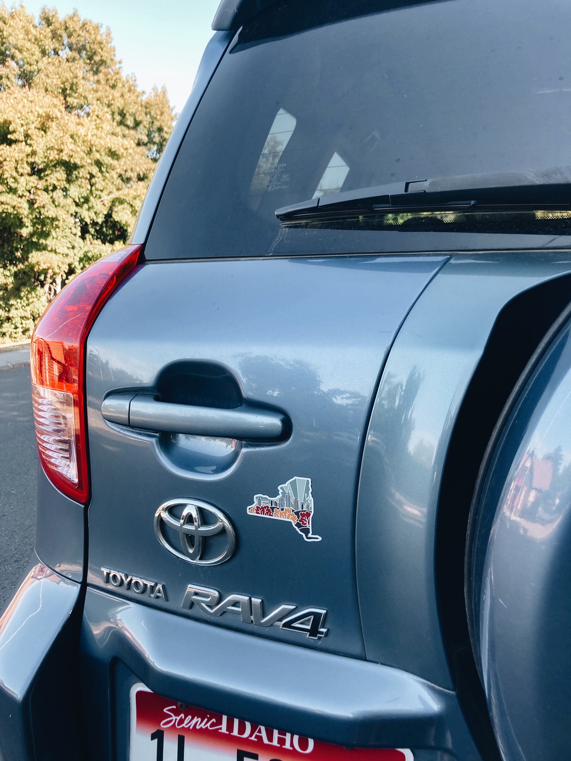 New York Weatherproof Magnet | State Car Magnet | Outdoorsy Magnet | Locker Magnet | Fridge Magnet | Weatherproof Magnet | 3"