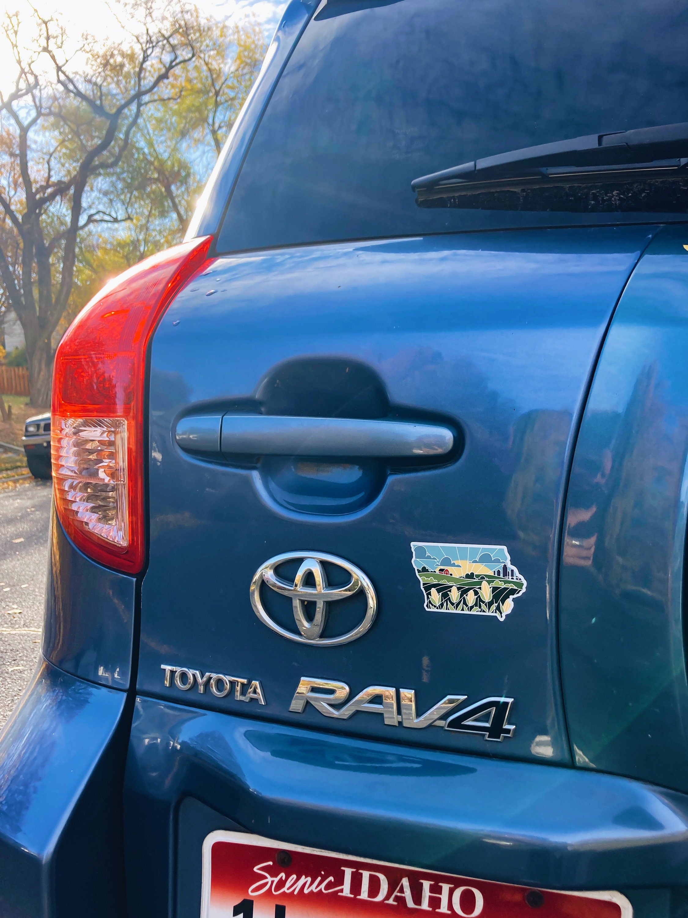 Iowa Car Magnet | Weatherproof State Magnet | Outdoorsy Magnet | Locker Magnet | Fridge Magnet | Lightweight Magnet | 3"