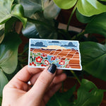 North Dakota Weatherproof Magnet | State Car Magnet | Outdoorsy Magnet | Locker Magnet | Fridge Magnet | Weatherproof Magnet | 3"