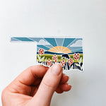 Oklahoma Car Magnet | Weatherproof State Magnet | Outdoorsy Magnet | Locker Magnet | Fridge Magnet | Weatherproof Magnet | 3"
