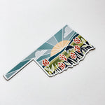 Oklahoma Car Magnet | Weatherproof State Magnet | Outdoorsy Magnet | Locker Magnet | Fridge Magnet | Weatherproof Magnet | 3"