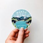 Banff Car Magnet | Weatherproof State Magnet | Outdoorsy Magnet | Locker Magnet | Fridge Magnet | Car Magnet | 3"