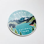 Banff Car Magnet | Weatherproof State Magnet | Outdoorsy Magnet | Locker Magnet | Fridge Magnet | Car Magnet | 3"