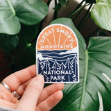 Great Smoky Mountains National Park Sticker | Weatherproof Vinyl Decal | Illustrated National Park Sticker | Bumper Sticker | 3"