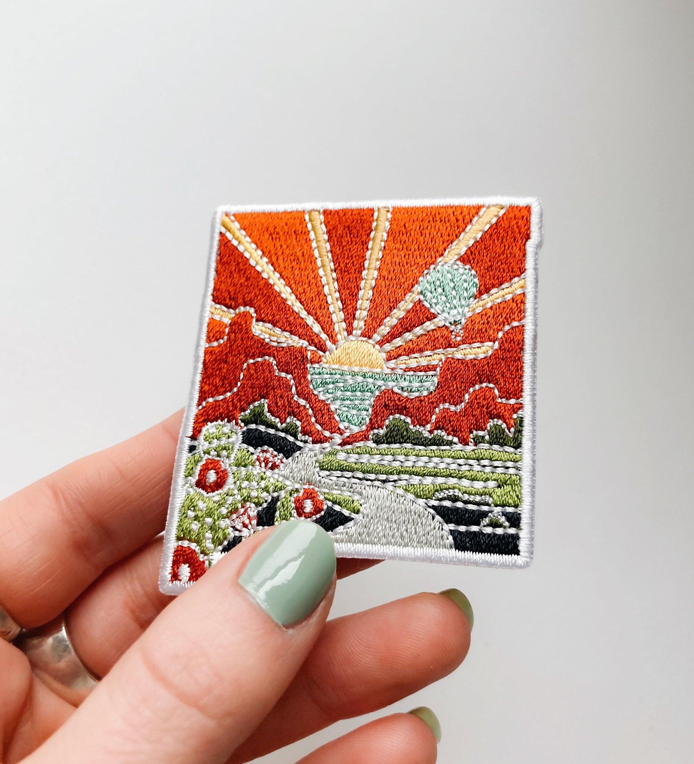 New Mexico Iron-On Patch | 2.5" Patch | Embroidered Sew-on or Iron-on Applique