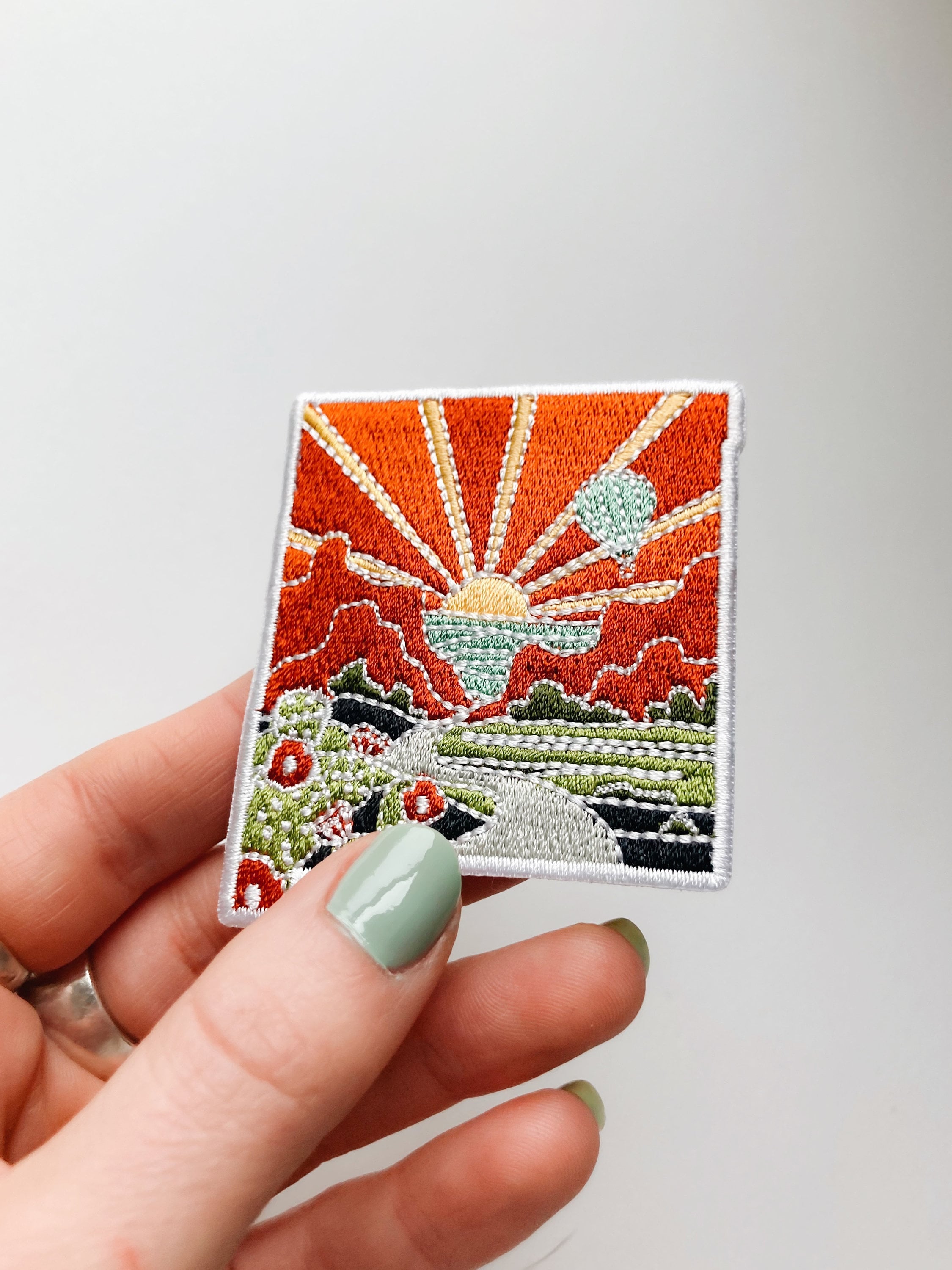 New Mexico Iron-On Patch | 2.5" Patch | Embroidered Sew-on or Iron-on Applique
