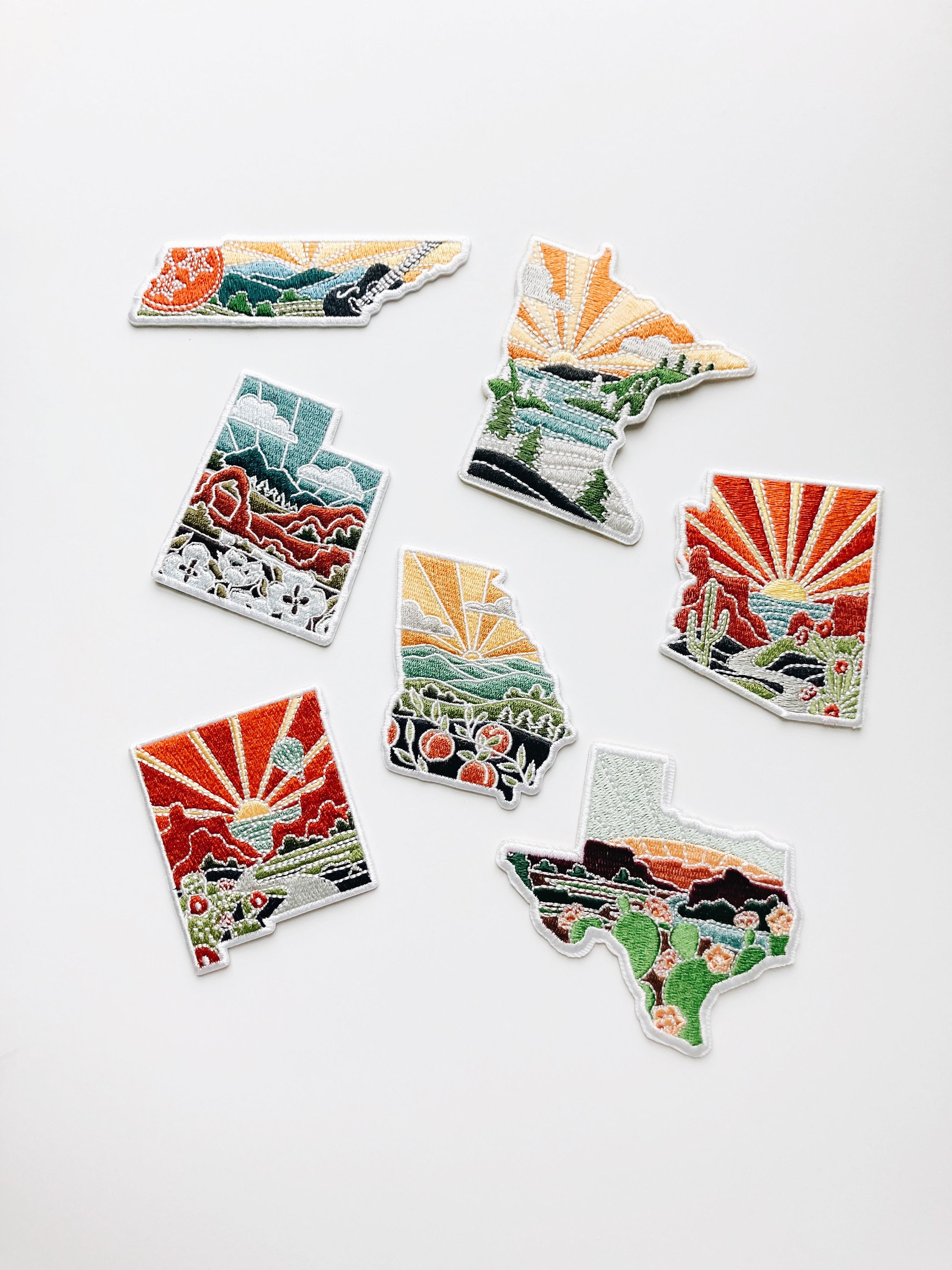 New Mexico Iron-On Patch | 2.5" Patch | Embroidered Sew-on or Iron-on Applique