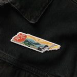 Tennessee Iron-On Patch | 2.5" Patch | Embroidered Sew-on or Iron-on Applique