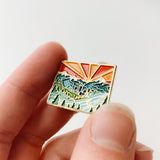 Colorado Enamel Pin | Gold Soft Enamel Pin | Illustrated United States Pin | Butterfly Clasp | 1.25"