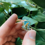Maryland Enamel Pin | Gold Soft Enamel Pin | Illustrated United State Pin | Butterfly Clasp | 1.25"