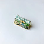 Pennsylvania Enamel Pin | Gold Soft Enamel Pin | Illustrated United State Pin | Butterfly Clasp | 1.25"