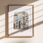 Wizard Print | Watercolor Illustration | Wall Art | 8x10" 5x7" Archival Art Print | Book Lover Gift