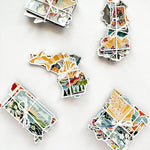 United States Magnet Pack | Weatherproof State Magnets | Outdoorsy Magnets | Locker Magnets | Fridge Magnets | Lightweight Magnets |