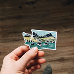 United States Magnet Pack | Weatherproof State Magnets | Outdoorsy Magnets | Locker Magnets | Fridge Magnets | Lightweight Magnets |