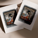 Bookshop Print | Watercolor Illustration | Wall Art | 8x10" 5x7" Archival Art Print | Book Lover Gift