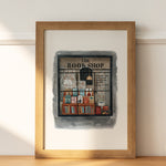 Bookshop Print | Watercolor Illustration | Wall Art | 8x10" 5x7" Archival Art Print | Book Lover Gift