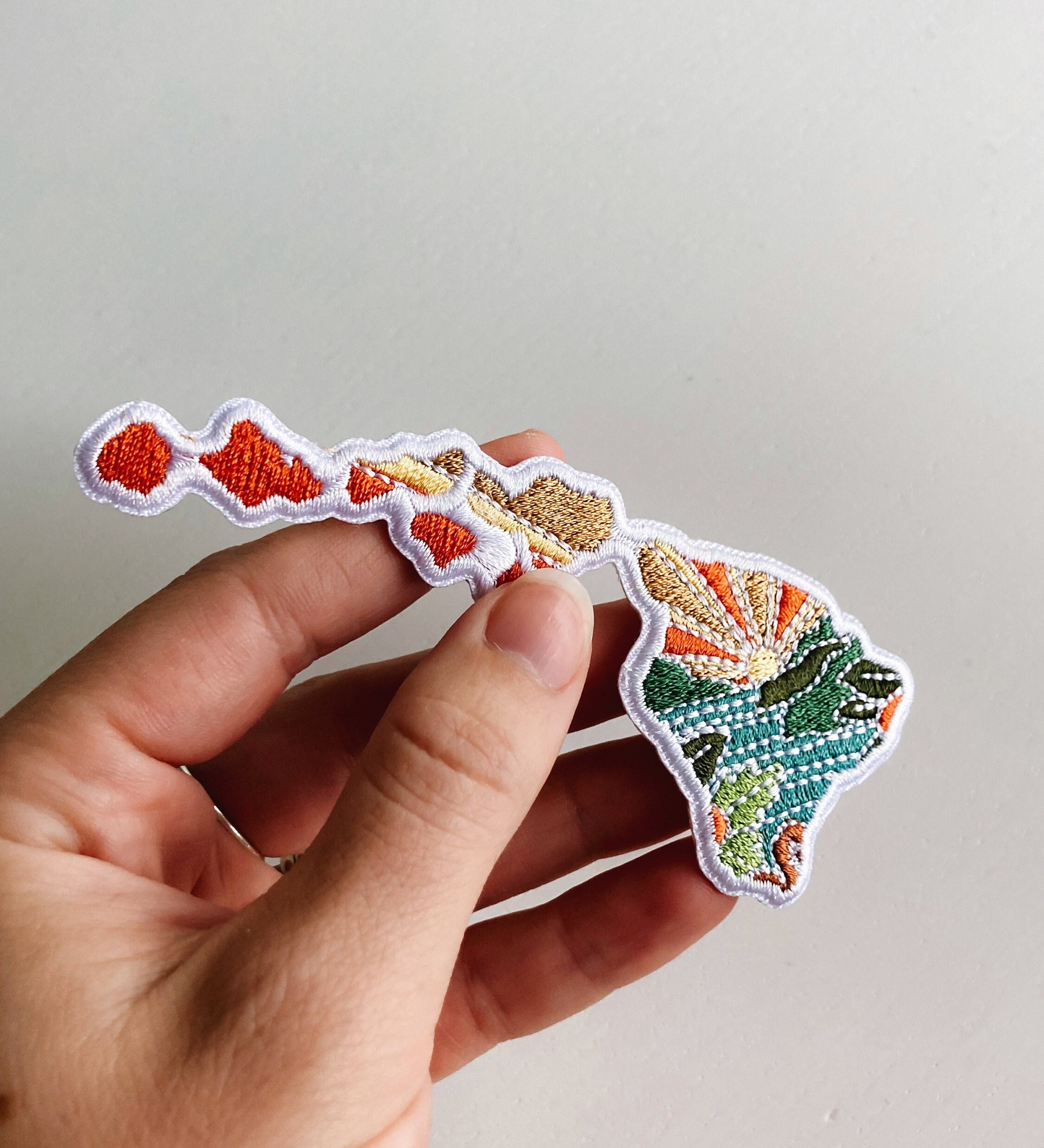 Hawaii Iron-On Patch | 3" Patch | Embroidered Sew-on or Iron-on Applique