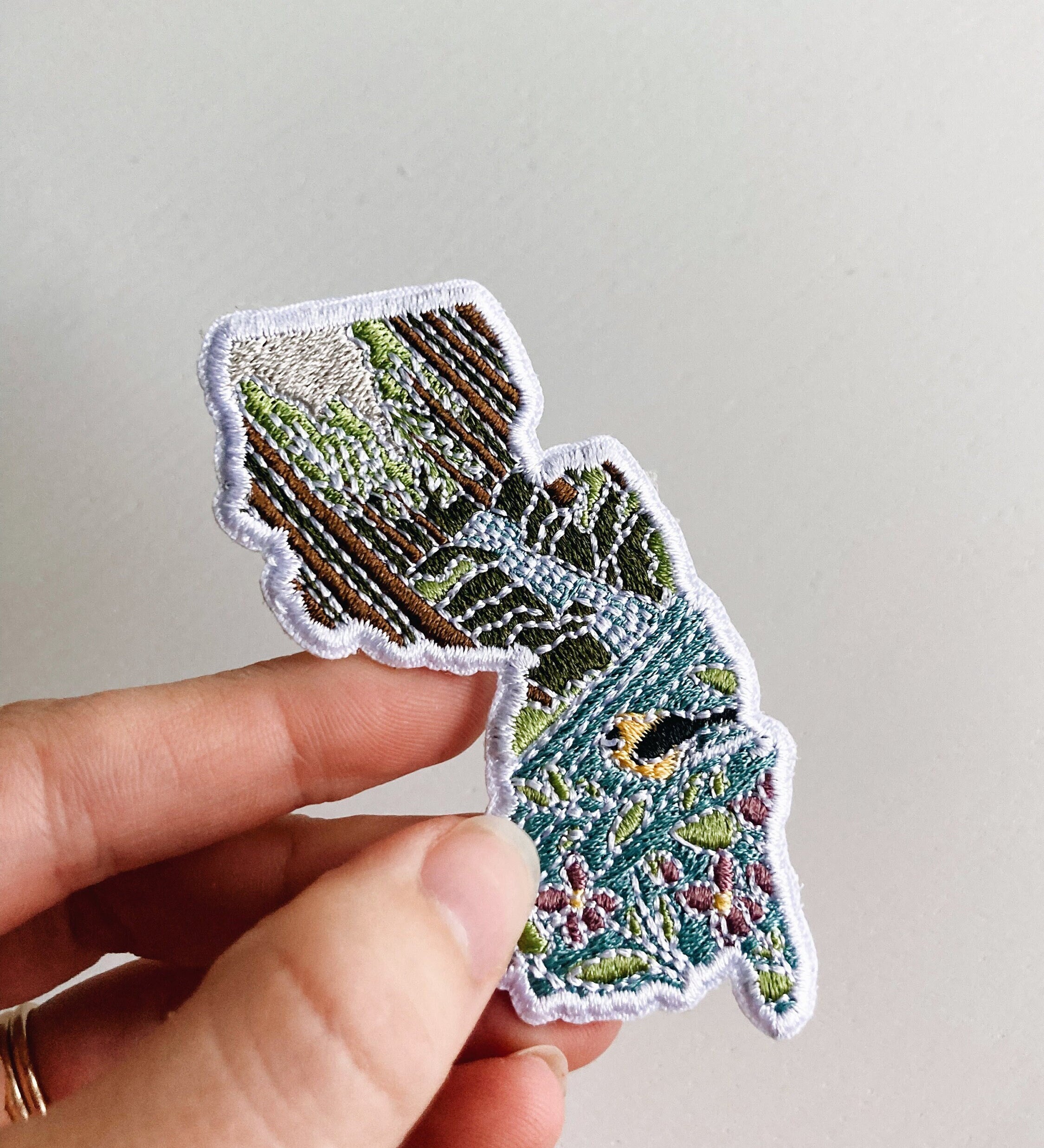 New Jersey Iron-On Patch | 3" Patch | Embroidered Sew-on or Iron-on Applique