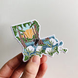 Louisiana Iron-On Patch | 3" Patch | Embroidered Sew-on or Iron-on Applique
