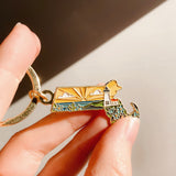 Gold Massachusetts Soft Enamel Keychain 1.5" | Massachusetts Outline Key Ring | Illustrated State Keychain
