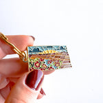 North Dakota Soft Enamel Keychain | North Dakota Outline Key Ring | Illustrated State Keychain 1.5"