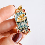 Mississippi Soft Enamel Keychain | Mississippi Outline Key Ring | Illustrated State Keychain 1.5"